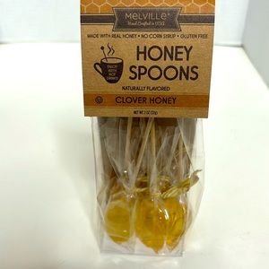 Melvillle | Honey Spoons | Clover Honey | Made with real honey | NO Syrup PACK